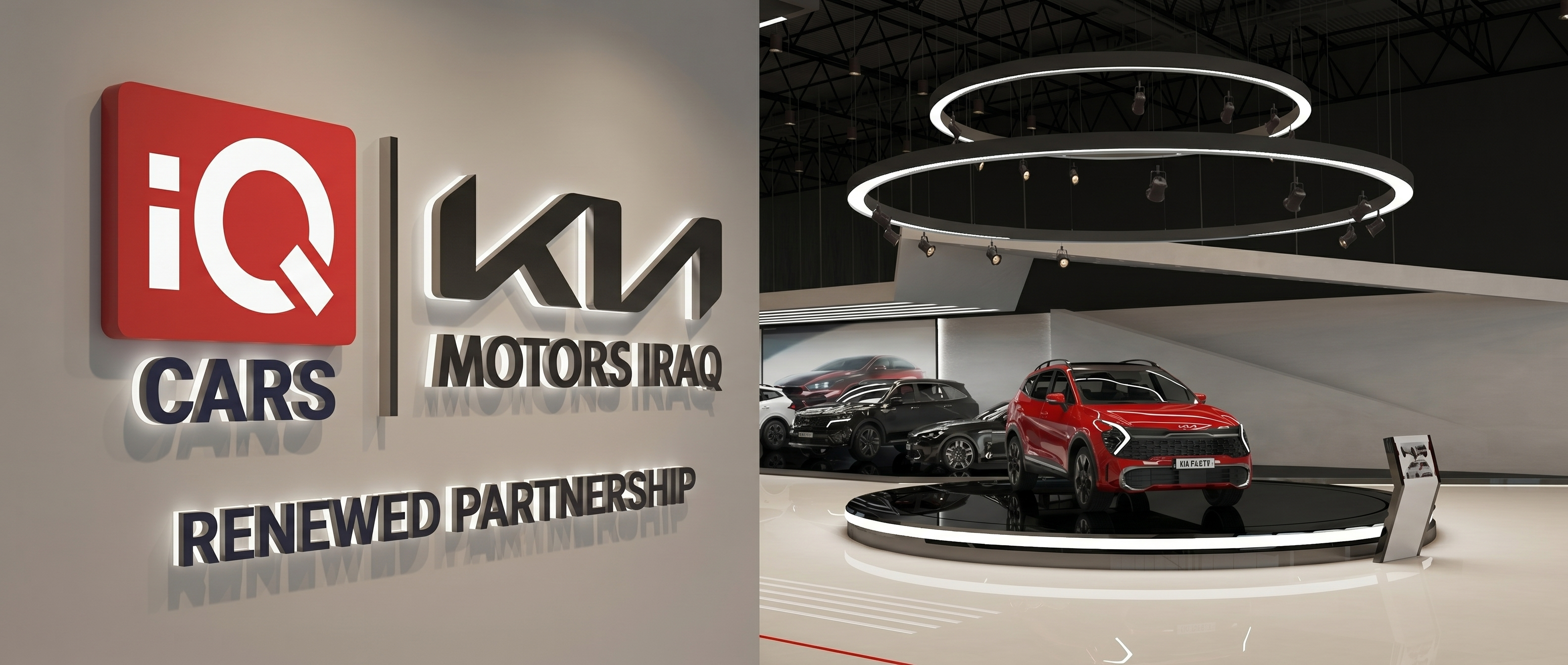 iQ Cars تجدد شراكتها الاستراتيجية مع كيا العراق